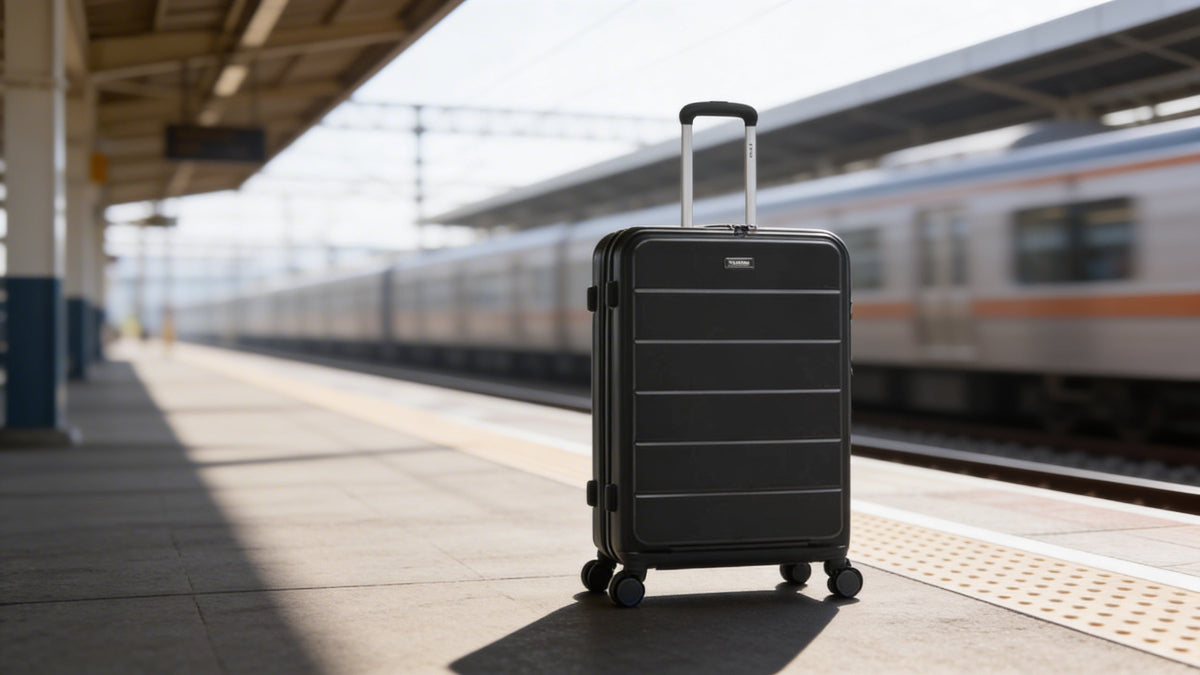 Juego de 3 Maletas de Viaje Rígidas, Colores Diferentes Color Negro