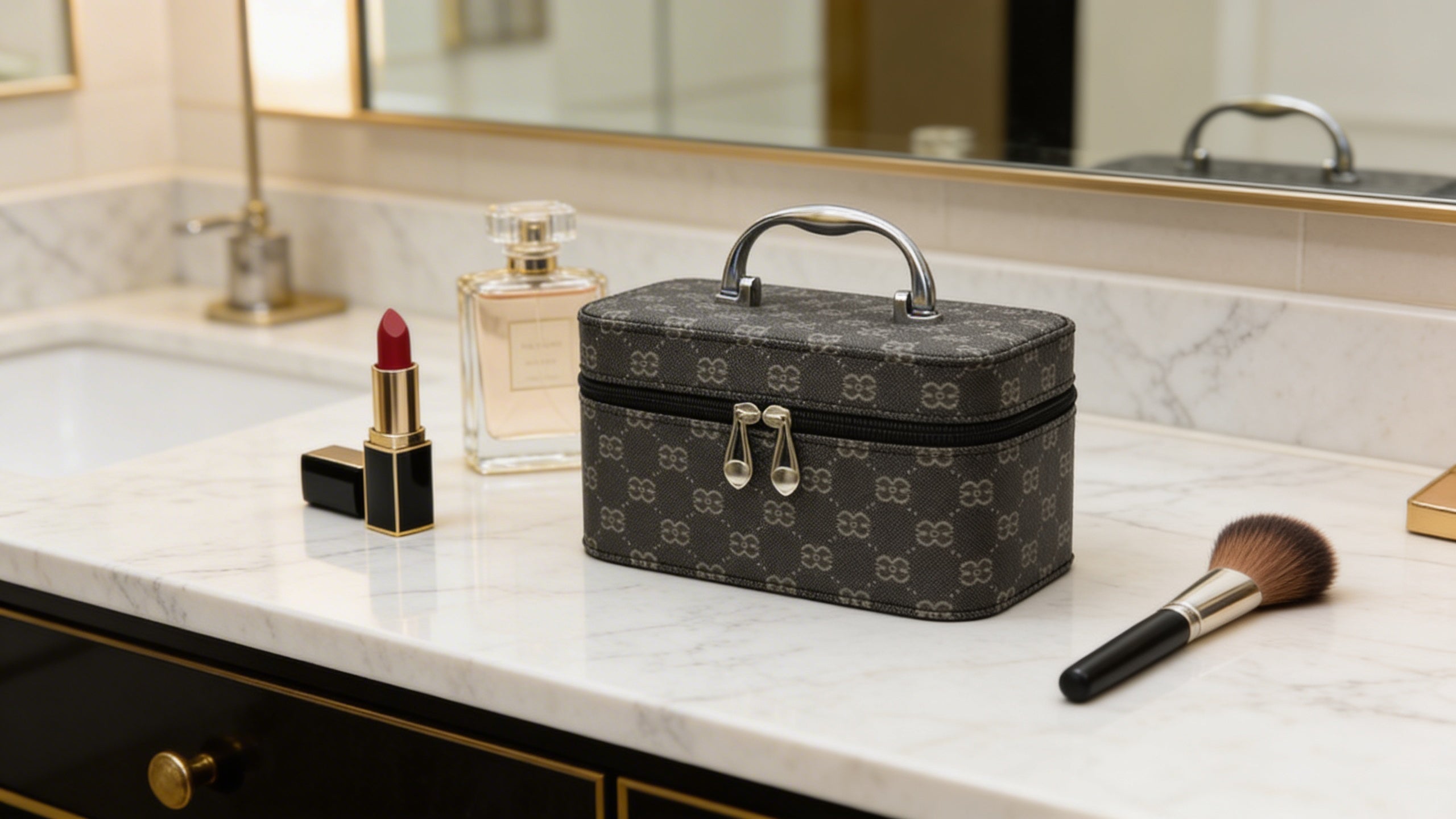 Organizador de Cosméticos de Viaje para Mujeres, Set de 3 Neceseres de viaje, 52750
